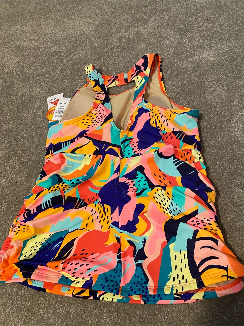 L.L. Bean Tankini Grapefruit Print - Picture 4 of 6